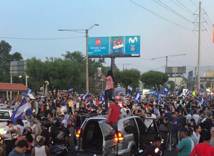 Proteste a Managua, Nicaragua